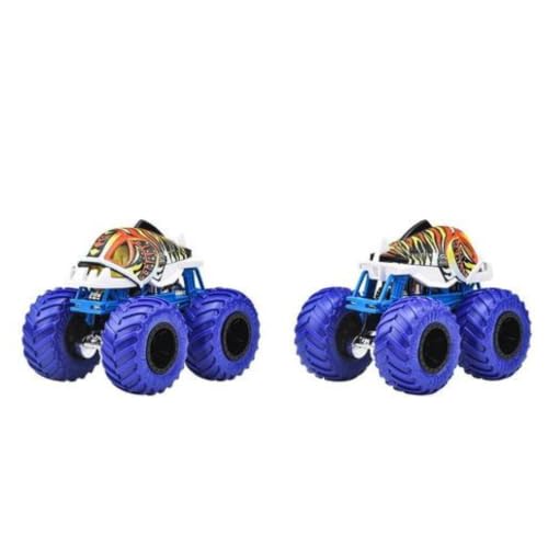 Image of Hot Wheels Monster Trucks Steer Clear Vs Piran Ahhh Demolition Doubles 2026 1:64 Scale 3+ Ages - Multicolor