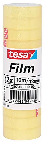 Preisvergleich Produktbild Tesafilm Standard Klebeband, große Rollen, 12 Rollen