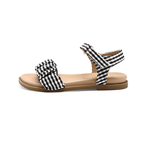 Image of DREAM PAIRS Girls Sandals Open-Toe Princess Dress Flat Sandals Summer Shoes(Toddler /Little Kid)