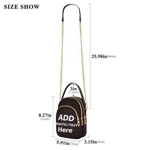 Custom Crossbody Bags for Women Personalized pictures Photo Small Purses Tote Shoulder Bag Optional Color for Travel3