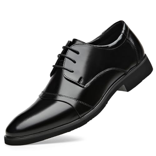 Men's Classic Dress Shoes Oxfords Lace-ups Formal Business Derby Shoes for Wedding Party Office Work