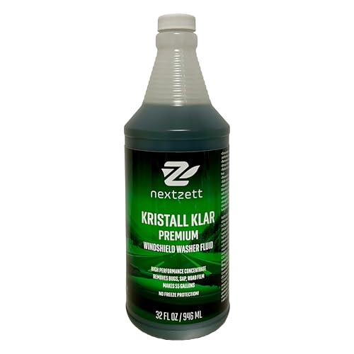 nextzett Kristall Klar Premium Windshield Washer Fluid Concentrate Makes 55 Gallons 32 oz