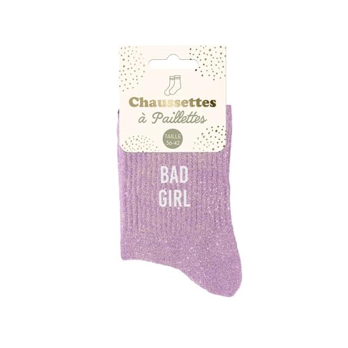 Générique Chaussettes paillettes bad girl