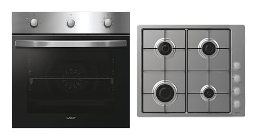 Candy Idea P CI27XCHW6LXS Built In Electric Single Oven and Gas Hob Pack - A+ Rated