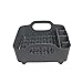 Umbra Tub Dish Drying Rack – Lightweight Self-Draining Dish Rack for Kitchen Sink and Counter at Home, RV or Motorhome, Charcoal