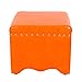 Meble ogrodowe w stylu europejskim tapicerowany podnóżek/kwadratowy stołek do makijażu na stolik kawowy salon - pomarańczowy otomany kuchenne