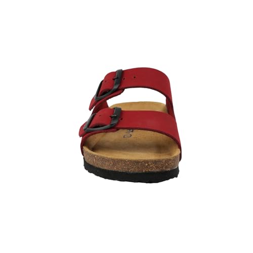 Image of Kids' 100% Genuine Leather Sandals - Comfortable Smart Foam Footbed, Adjustable Straps, Durable Non-Slip Sole and Stylish