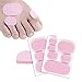 EXCEART Prevention for Feet Toe Protectors Anti-wear Foot Pads Instant Silicone Sole Stickers Self-Adhesive for Women Men