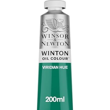 Winsor & Newton Winton 200ml Oil Colour - Viridian Hue,1437696