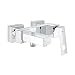Produktbild Grohe Wannenarmatur Eurocube, 23140000, Wannen-Einhebelmischer mit Rückflussverhinderer, Rostfreie Materialien, Reinigungsfreundlich, SilkMove Keramikkartusche, StarLight Oberfläche, Chrom, 09747 5 Wannenbatterie
