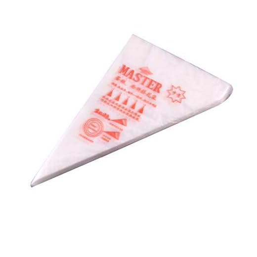 Keysui 100 st plast engångs glasering rör bakverk väskor tårtdekoration plast L genomskinlig