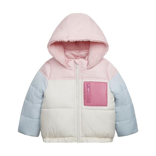 Carter's Girls' Fleece Lined Puffer Jacket Coat
