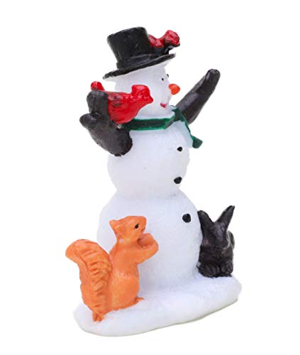 Toyland® Mini Resin Christmas Collectible Ornament - Village Scene Accessories - Xmas Figures (Snowman - 2 X 1.5 Inch)) - Image 4