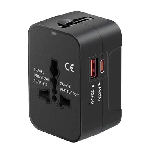 Universal Travel Adapter with USB C