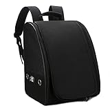 Vogelreisenträger Vogel-Reisetasche Leichte Vogel-Rucksack PET-Tasche Leichte Atmungsaktive Vogelkäfigträger für den Außenbereich Tragbare Atemableitergewicht Vögel Reisekäfig ( Color : Black )