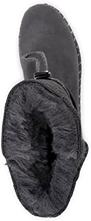 MUK LUKS Women's Flexi Bridgehampton Boot Fashion, Dark Grey, 11 | Image 1