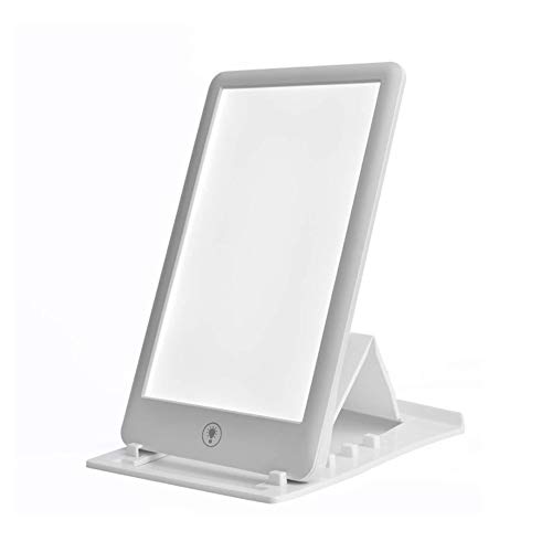 Tageslichtlampe 10000 Lux, LED Lichttherapie Lampe Mit 3 Stufenhelligkeit, UV-Freie Schreibtischlampe Tageslicht, Vollspektrumlampe,