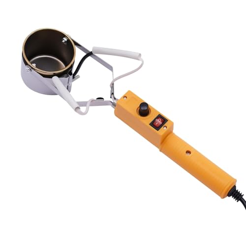 Lead Melting Pot Kit – 380W Electric Metal Melting Furnace with Crucibles, Ideal for Bullet Casting, Fishing Weights, Metal Pendants, and DIY Craft Projects