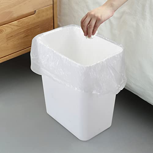 Caneca de basura blanca rectangular 4.5 galones 3 unidades miniatura 6