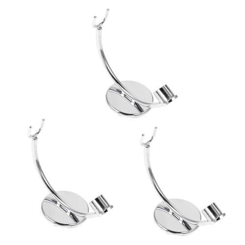 minkissy 3 Pcs Men's Razor Stand for Straight Razor Portable Beard Shaving Tool Stand