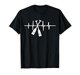 Drachenboot Paddel EKG Herzschlag - Drachenboot Paddler T-Shirt