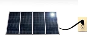 Plug and Play Solar Panel Power with 800-Watt Solar Panels and 800-Watt Inverter; Simply Plug into Wall