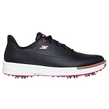 Skechers Women's Jasmine Waterproof Golf Shoe Sneaker, schwarz/pink, 39 EU