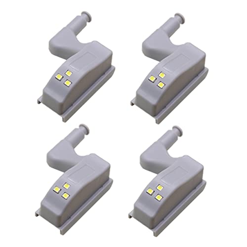 Ipetboom 4 Piezas Luz LED para de Armario Luz Práctica para de Iluminación para Muebles con Energético y Fácil Instalación