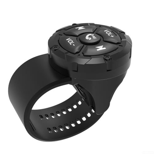 Dolvitrny Télécommande sans fil pour moto, vélo, voiture | IP67 étanche appels mains libres et contrôle montable sur casque