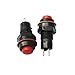 Produktbild 1PCS DS-211/213 runder Tastenschalter rot/grün mit Sperren/Entsperren, kleiner Tastenschalter mit Öffnung 10MM, 2 Stück for den Einzelhandel (Color : DS-213 Red- Unlock)