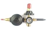 Helium Tank Regulator Latex Balloon Filler Valve Air Flow Inflator Regulator Meter Gauge for CGA580 Tank Valve