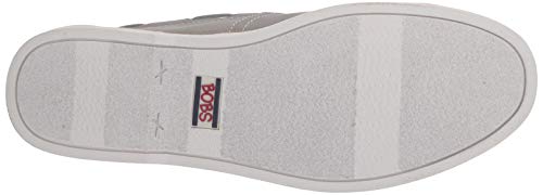 Skechers Bobs Women's Chill Luxe-Industrial Canvas Slip On Boat Shoe, Grey, 7 M Us #TOP3
