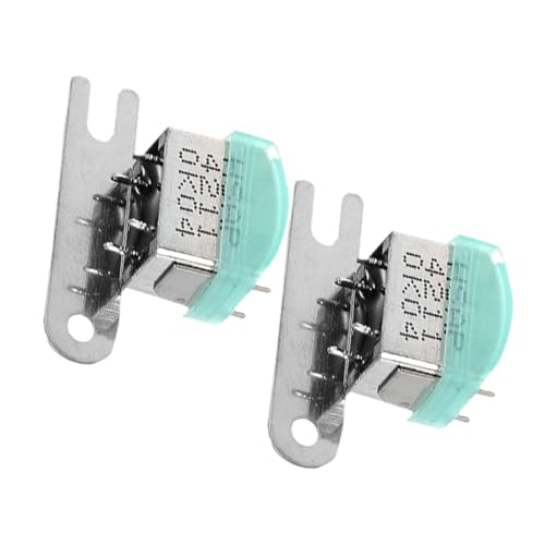 Tofficu 2 pièces Accessoire Magnétophone Cassette Stéréo Magnétique Tête Magnétique Robuste pour Enregistreur Audio avec Bouton Indépendant Compatible Magnétophone Enregistreur Cassette