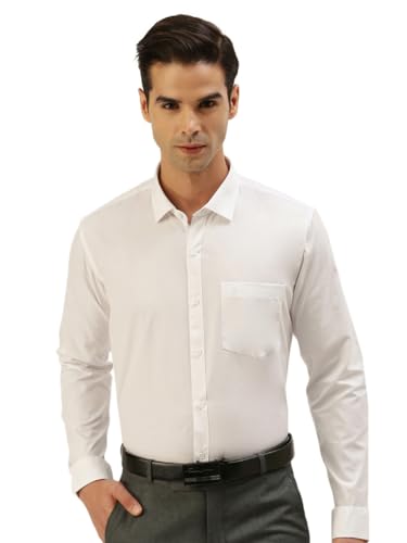 Image of RAMRAJ COTTON Men Full Sleeve Shirt | Prestigious Fit | Elegant Daily Formal Wear