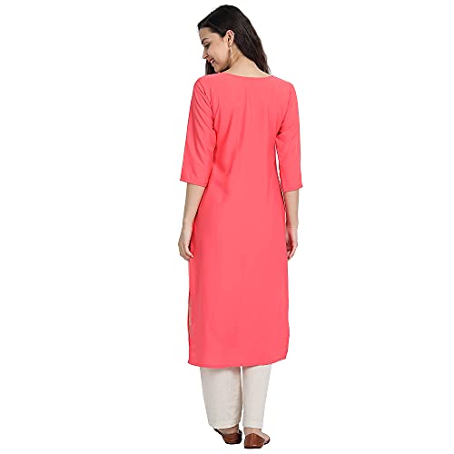 Image of Women's Crepe Straight Kurta