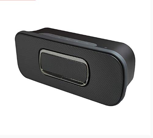 Haut-parleur portable Bluetooth extérieur noir sans fil longue portée pour smartphone