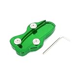 Conditon: 100% brandneu JINYAN am-pm Motorrad Kickstand Fußsseitenständer Verlängerungskissenstützplatte für Kawasaki Vulcan VN 900 VN900 Classic 2006-2015 2014 2013 (Color : Green)