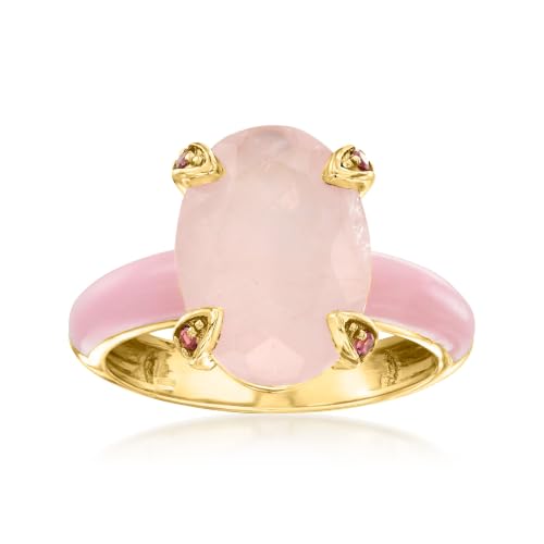 Ross-Simons 5.00 Carat Rose Quartz Ring...