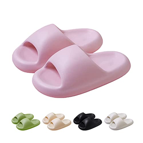 Marshmallow Slides - 2023 New EVA Non-Slip Bathroom Slippers, Soft Cozy Cloud House Slippers for Women