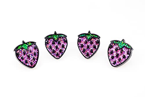 Image of FD&D Multiple Use Shining Screw Cap, Pink Strawberry Pattern with M6 Machine Screw