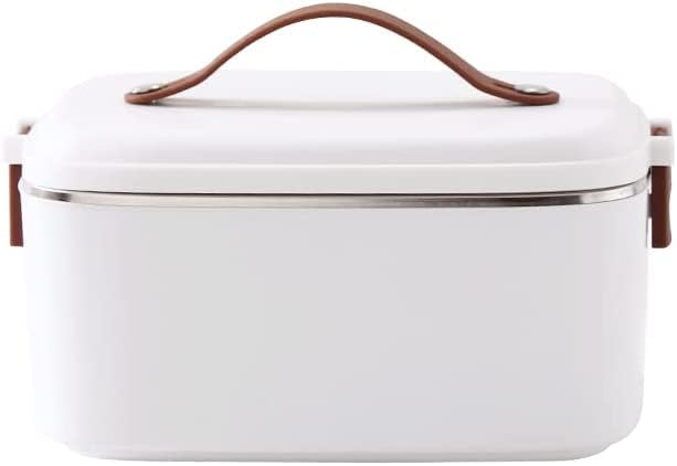 日本の雑誌限定 車用炊飯器12V 24Vと家用110V炊飯器2 in 1 ポータブル 持ち運びやすい 超高速弁当箱炊飯器 1段式炊飯器 お一人さま用 1台4役 炊き 蒸し 温め 弁当箱炊飯器 お米やおかずを調理 空炊き防止機能付き ホワイト (ホワイト, 24V 車と家庭用は2対1です)