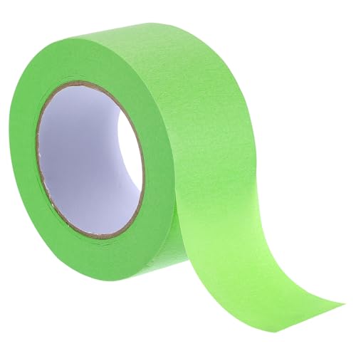 Image of Masking Tape Green Painters Tape Paper Tape [for Crafts DIY Walls Painting Packing Automotive Home Decoration Teaching]- 2.2 Inch x 60 Yards /1 Roll