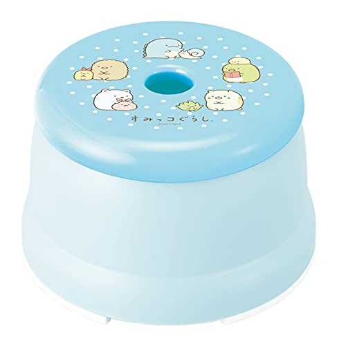OSK BA-2 Sumikko Gurashi Bath Chair, Blue, Made in Japan, Rubber Feet, Stylish, Cute, Non-Slip
