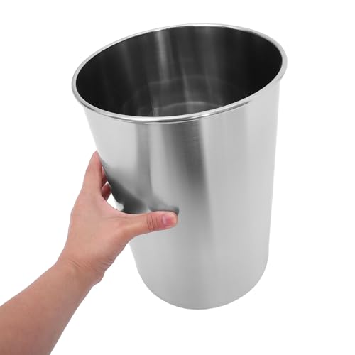 Caneca de basura integrada de acero inoxidable para cocina miniatura 4