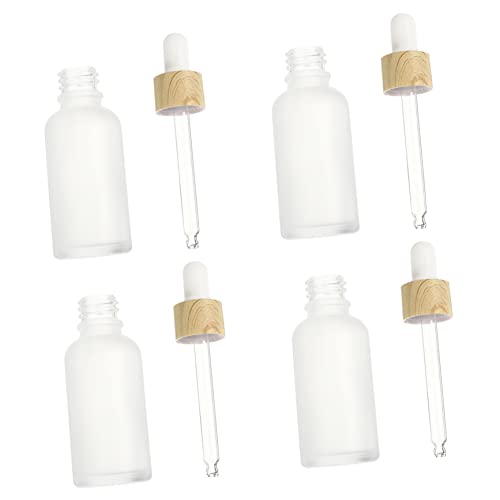 Ipetboom 4Piezas Vidrio Recargables Para Viaje y Almacenamiento De Esenciales y Lociones