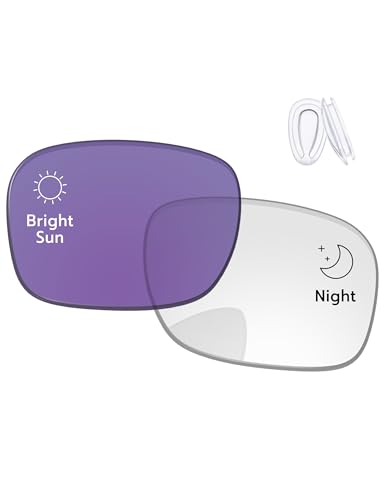 Image of Replacement Lenses & Nose Pieces for Oakley Holbrook Metal OO4123 55mm - Precision Fit, UV Block & Impact Resistant