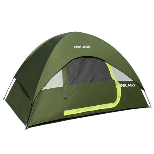 Golabs CT1 2 Person Camping Tent, Easy Set Up in