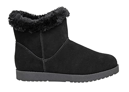 CUSHIONAIRE Women's Hethrow Genuine Suede pull on boot +Memory Foam & Wide Widths Available3