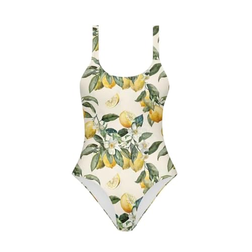 Image of One Piece Bathing Suit for Girl Kids Cute Beach Sport Swimwear U Back Scoop Neck Summer Swimming Pool Beachwear