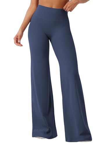Image of YEOREO Ease Workout Leggings Womens Straight Leggings Eddiy Gym Yoga Pants | 29 inch /31.5 inch /33 inch /35 inch,No Front Seam,High Waist,Buttery,Booty Lifting,Wide Leg